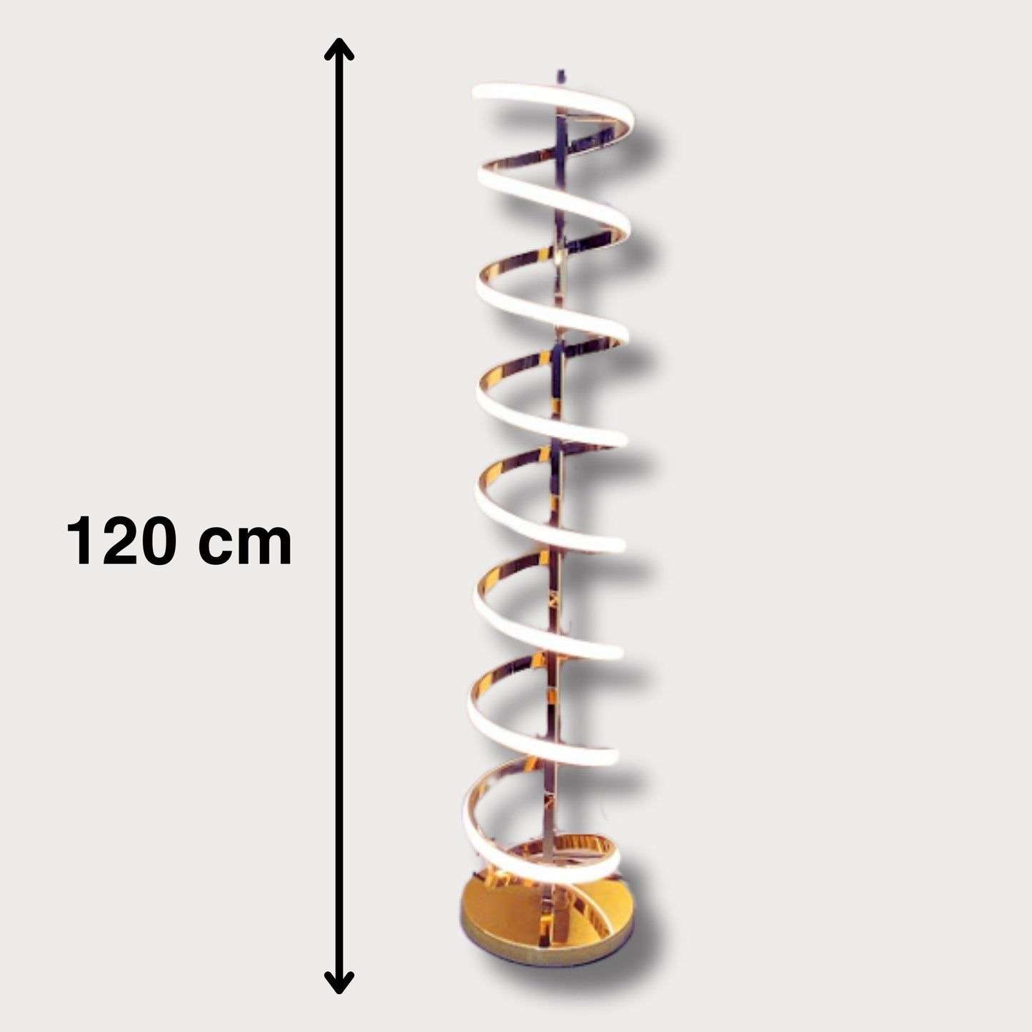 Spiral Radiance LED Floor Lamp