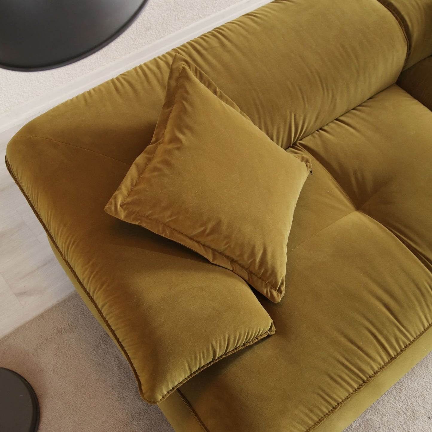 Cozy Velvet Sofa