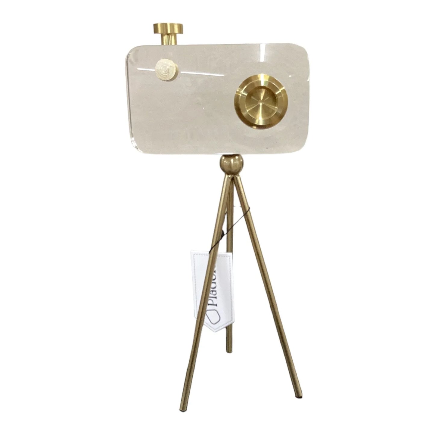 Golden Tripod Camera Decor