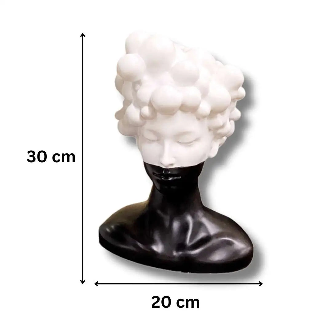 Abstract Bubble Head Figurine