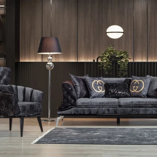 Pladora Charcoal - Armchair