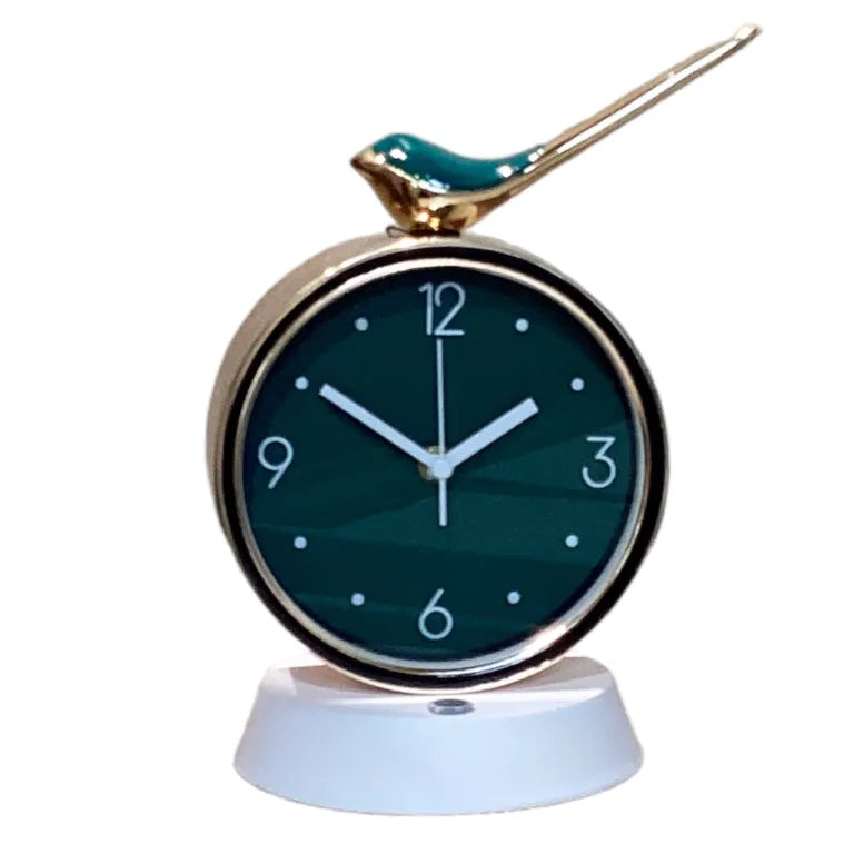 Graceful Songbird Table Clock