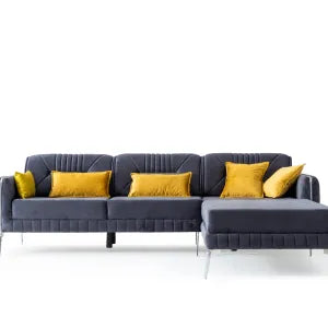Twilight Elegance Right Chaise Sofa