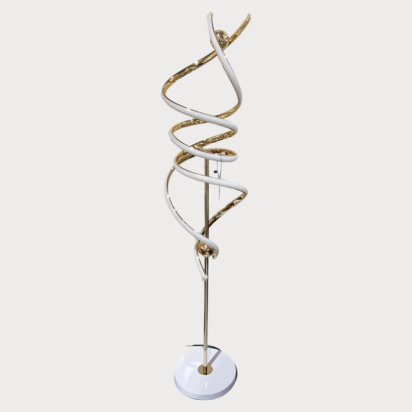 Elegant Glow Spiral LED Floor Lamp