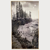 Glittering Coastal Landscape LED Wall Art