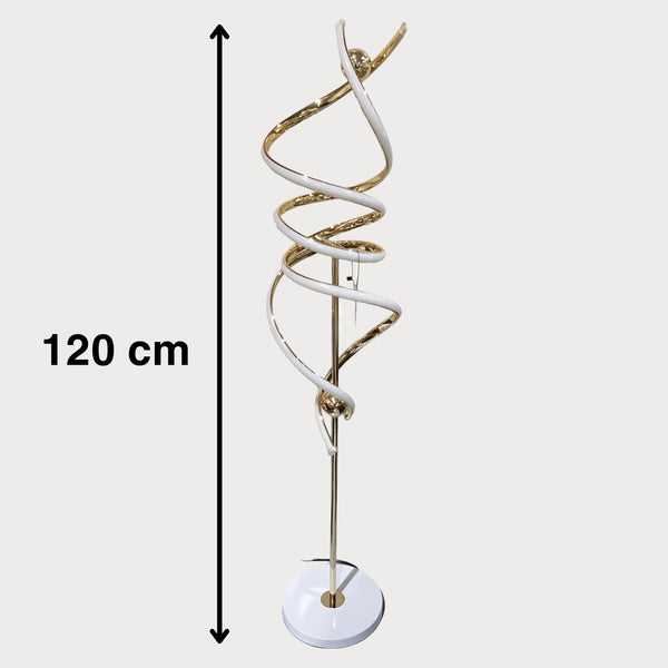 Elegant Glow Spiral LED Floor Lamp