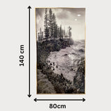 Glittering Coastal Landscape LED Wall Art