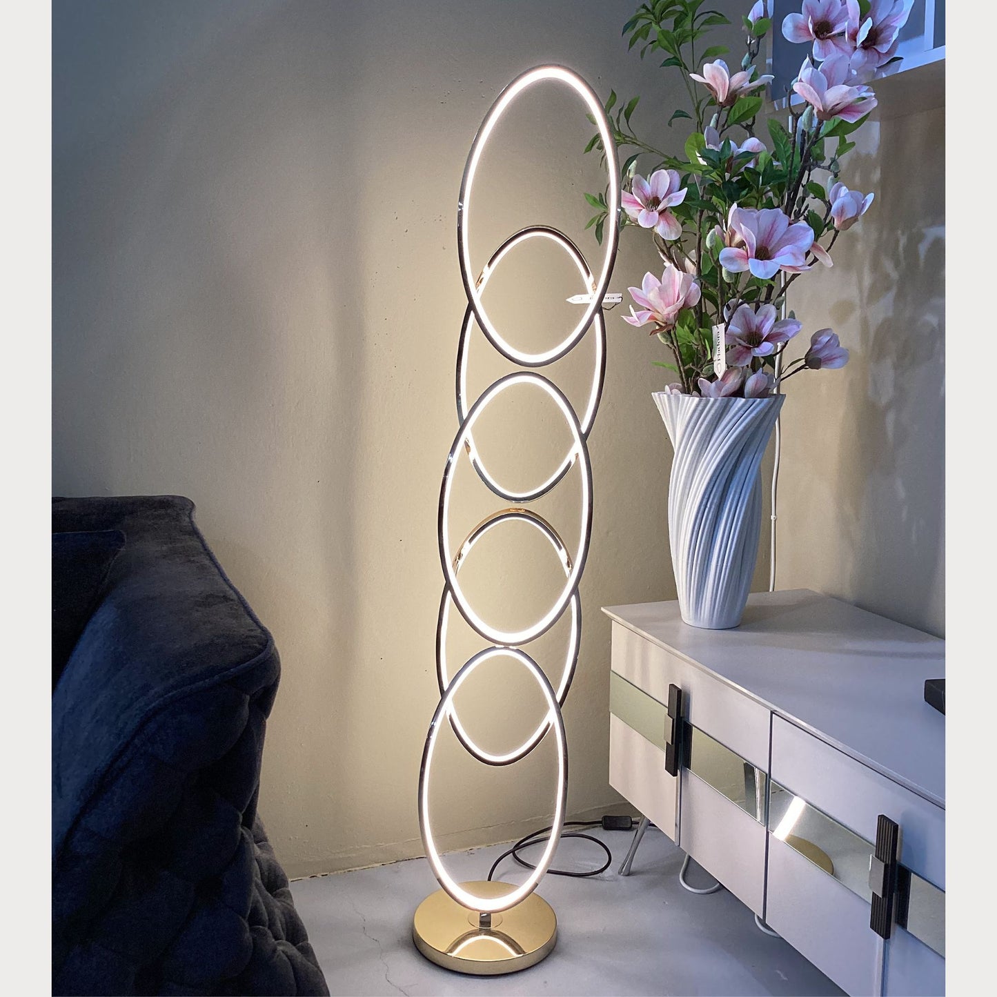 Modern Loop LED Floor Lamp