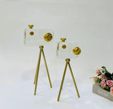 Golden Tripod Camera Decor