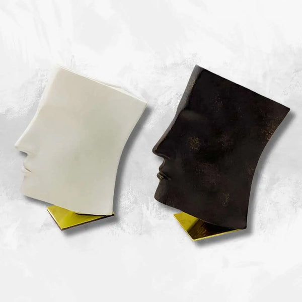 Abstract Face Sculpture