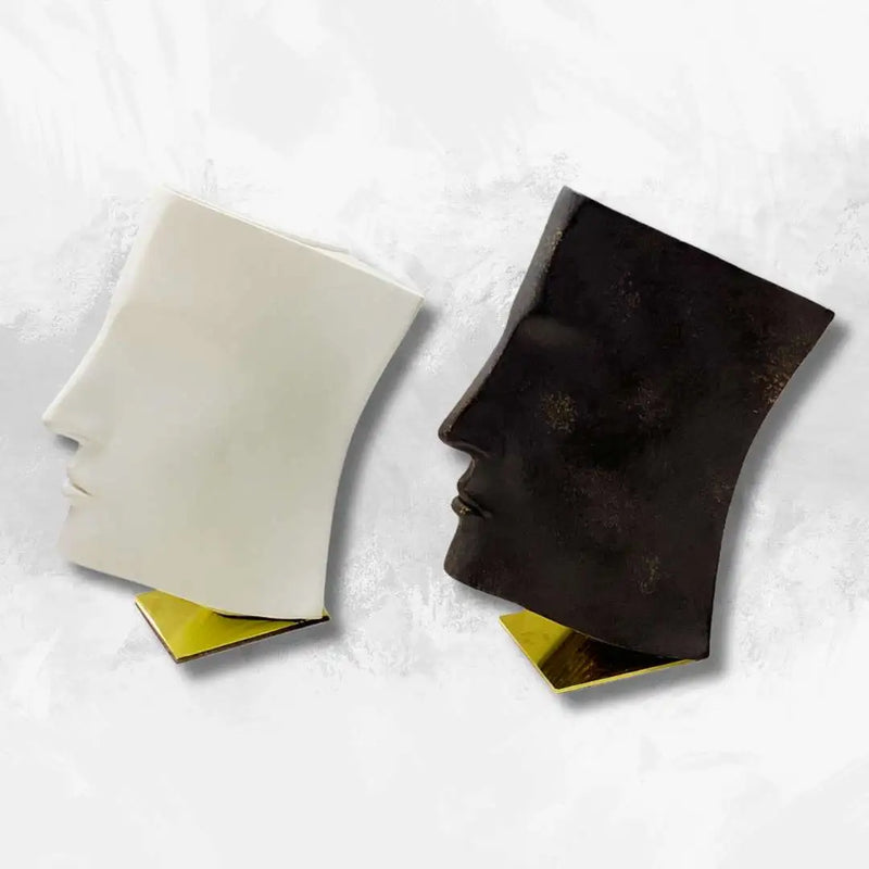 Abstract Face Sculpture