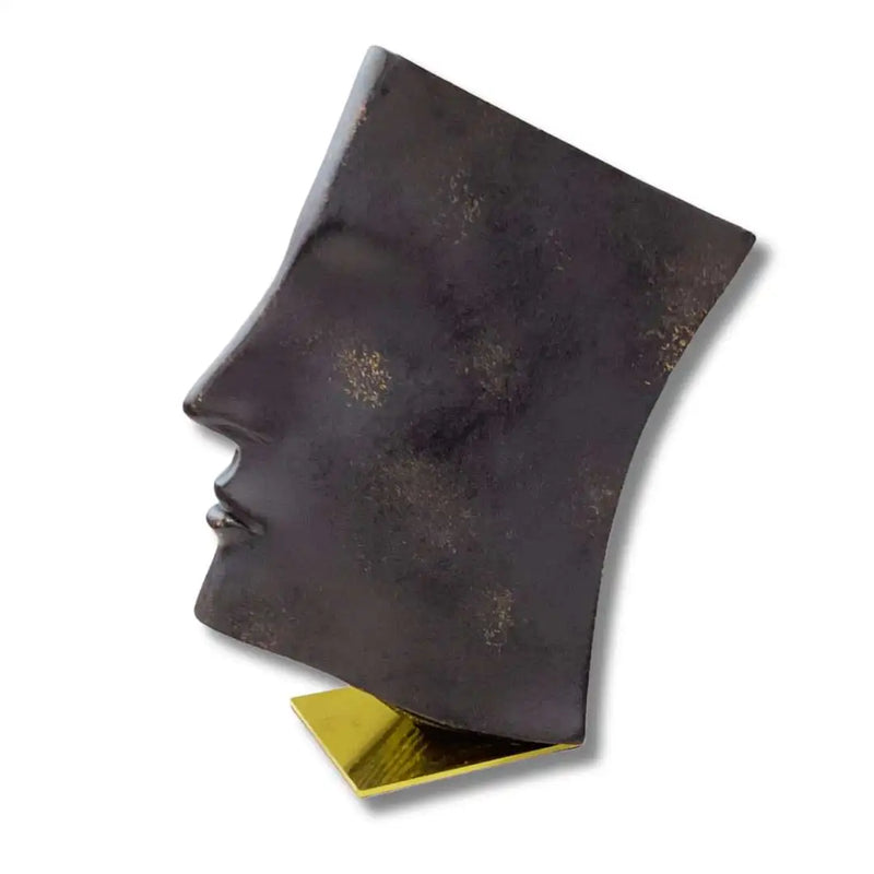 Abstract Face Sculpture
