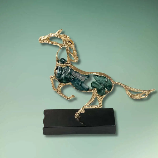 Abstract Horse Sculpture