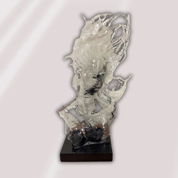 Crystal Flame Sculpture