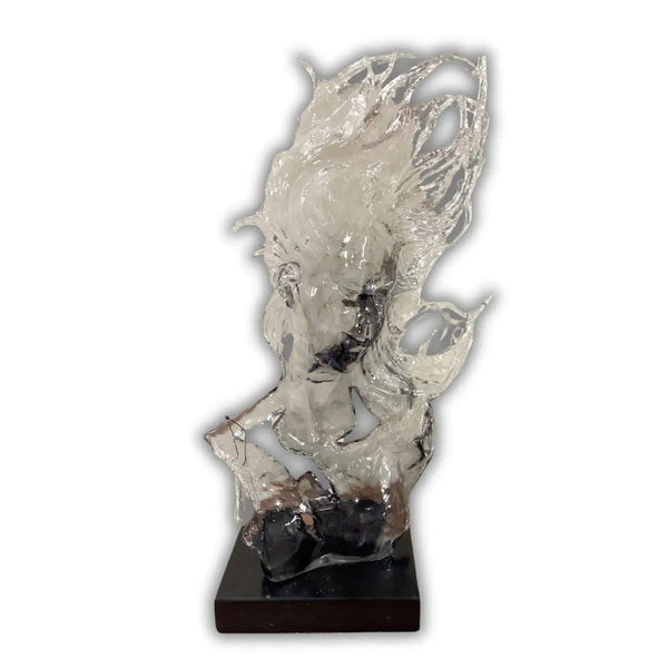 Crystal Flame Sculpture