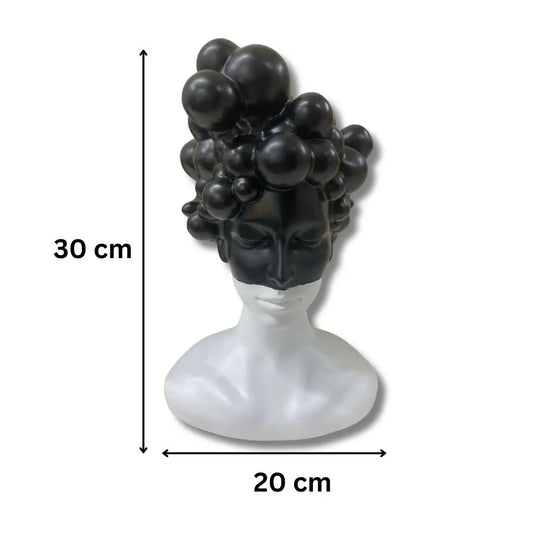 Abstract Bubble Head Figurine