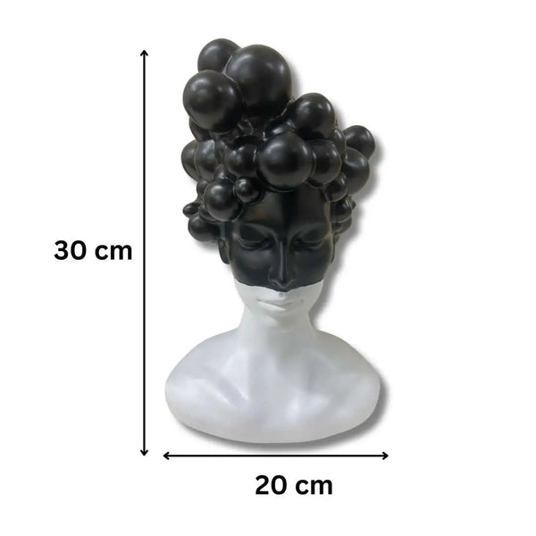 Abstract Bubble Head Figurine