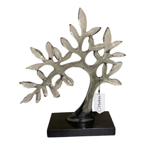 Abstract Glass Tree Sculpture