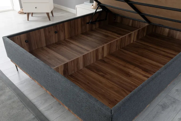 Madrid Gas Lift Storage Bedframe