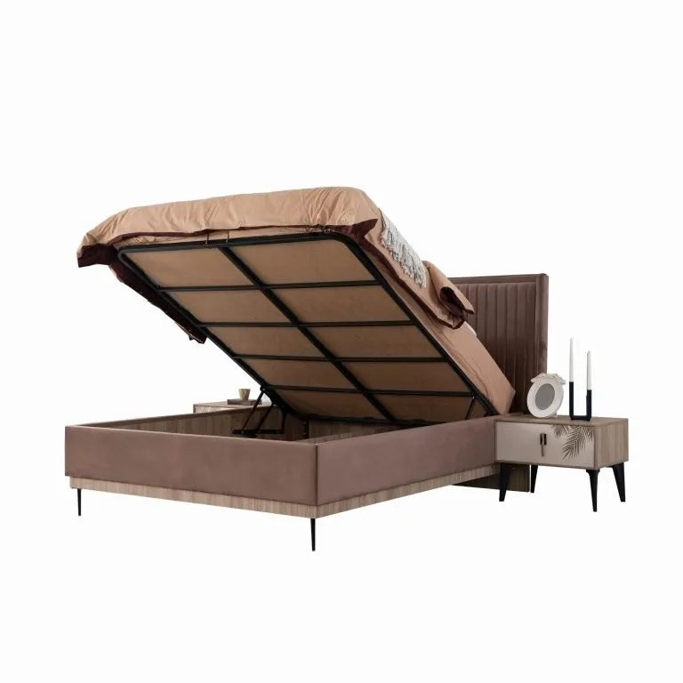 Malibu Gas Lift Storage Bedframe
