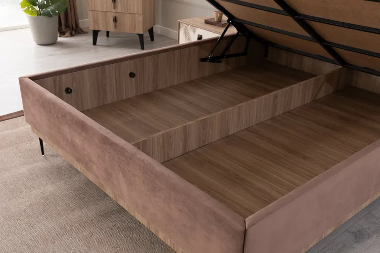 Malibu Gas Lift Storage Bedframe