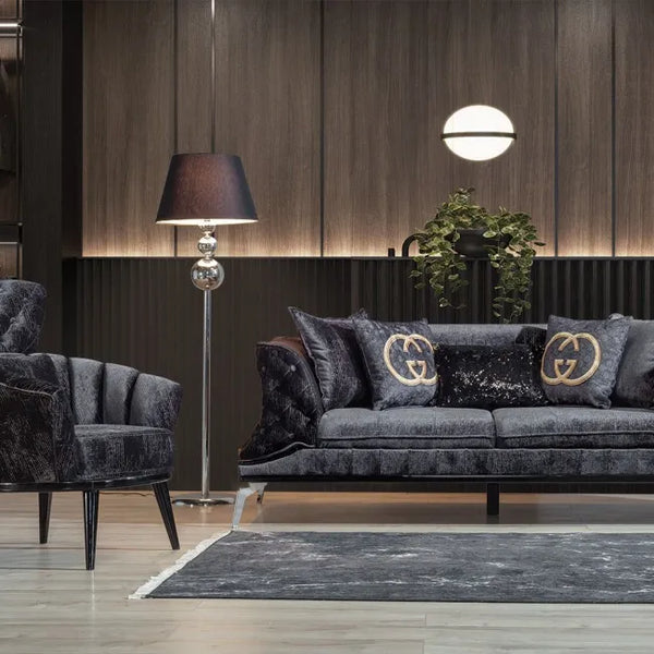 Pladora Charcoal - Armchair