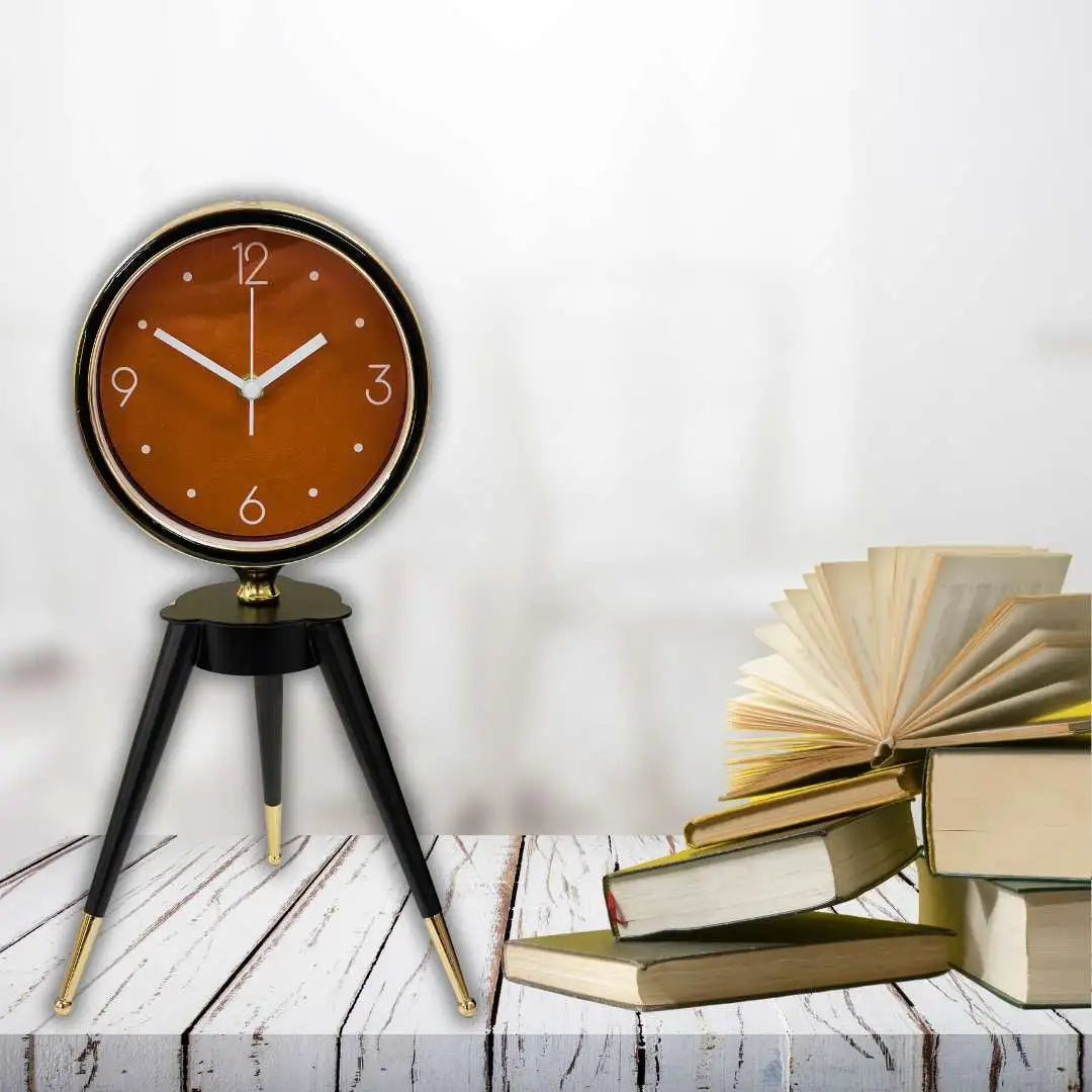 Orbit Luxe LED Tripod Table Clock