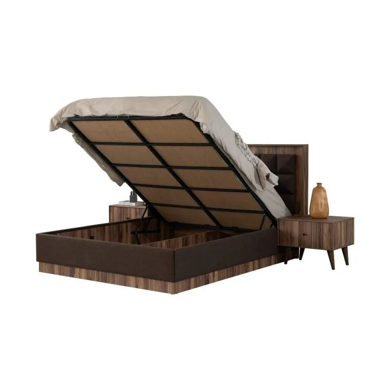 Telsa Gas Lift Storage Bedframe