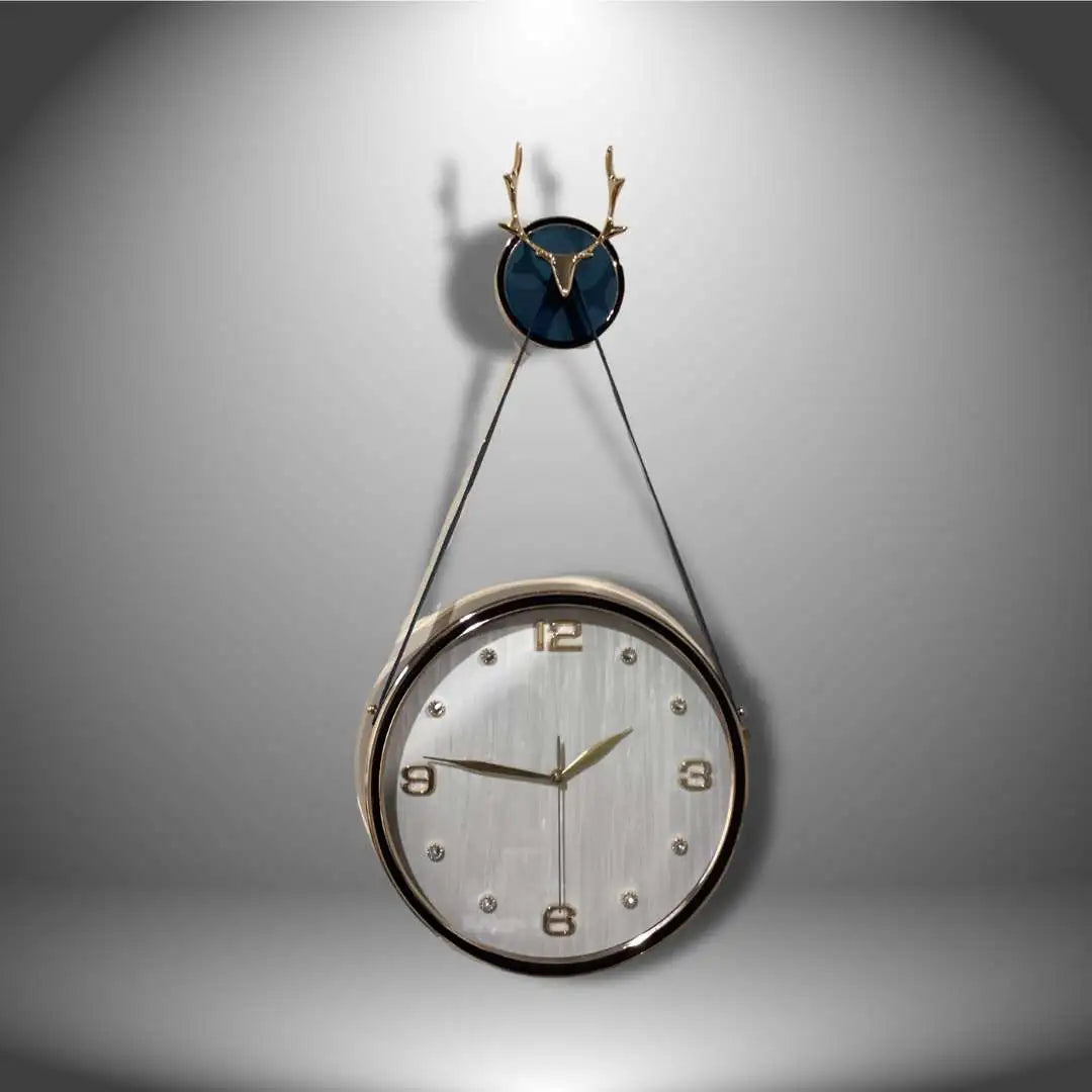 The Regal Antler Wall Clock