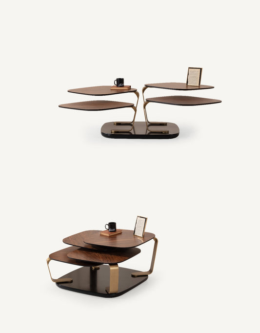 Walnut Adjustable Coffee Table